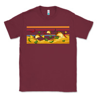 Burgundy taco and nachos libbey glass Classic Tee - BundleAndBundleShop