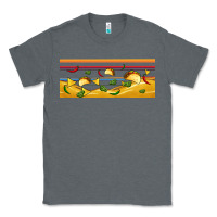 Charcoal Heather taco and nachos libbey glass Classic Tee - BundleAndBundleShop