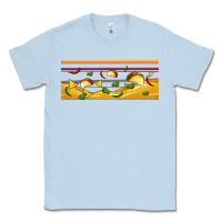 Dusty Blue taco and nachos libbey glass Classic Tee - BundleAndBundleShop