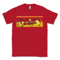 Red taco and nachos libbey glass Classic Tee - BundleAndBundleShop