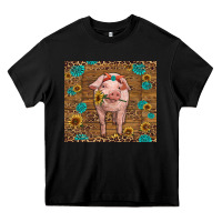 Black baby pig Heavy Core Tee - RanaPortraitStore
