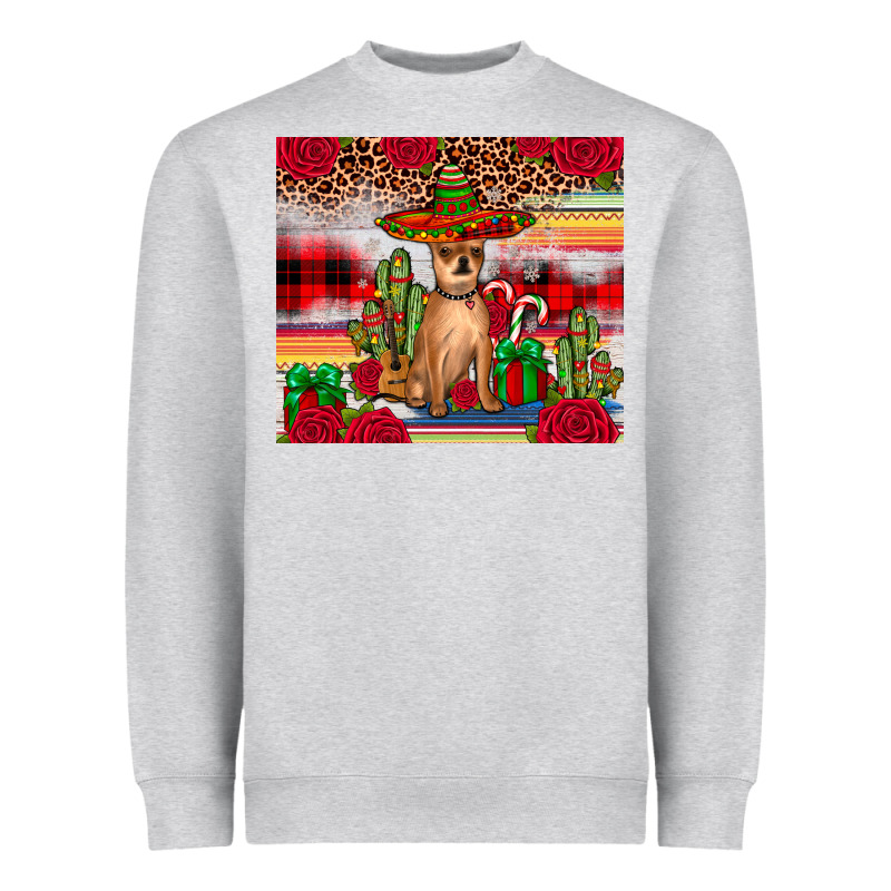 Chihuahua Christmas Heavyweight Sweatshirt by JahusDesignShop | Teevron