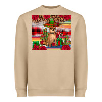Mushroom Chihuahua Christmas Heavyweight Sweatshirt - JahusDesignShop