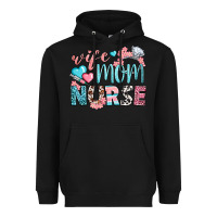 Black Wife Mom Nurse Heavyweight Hoodie - BundleAndBundleShop