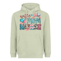 Matcha Wife Mom Nurse Heavyweight Hoodie - BundleAndBundleShop
