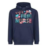 Navy Wife Mom Nurse Heavyweight Hoodie - BundleAndBundleShop