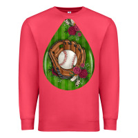 Cardinal baseball and western roses teardrop  4 Premium Sweatshirt - BundleAndBundleShop