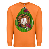 Carrot baseball and western roses teardrop  4 Premium Sweatshirt - BundleAndBundleShop