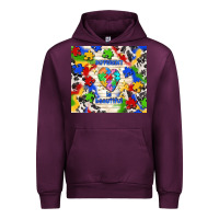 Mauve Wine different is beautiful Urban Hoodie - TumblerDesignByShophia