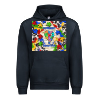 Navy different is beautiful Urban Hoodie - TumblerDesignByShophia