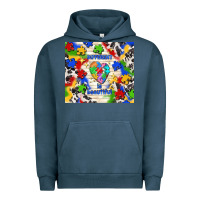 Pigment Midnight Navy different is beautiful Urban Hoodie - TumblerDesignByShophia