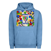 Pigment Pebble Blue different is beautiful Urban Hoodie - TumblerDesignByShophia