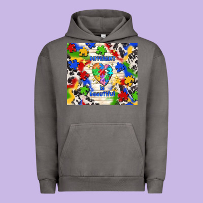 Different Is Beautiful Urban Hoodie Designed By Tumblerdesignbyshophia