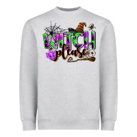 Heather Grey witch please Heavyweight Sweatshirt - AdoDesignShop