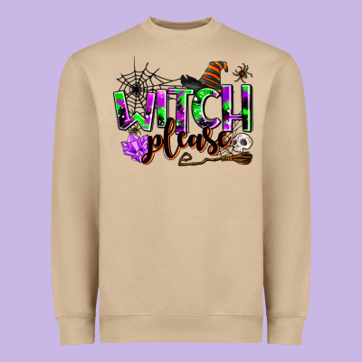 Witch Please Heavyweight Sweatshirt Designed By Adodesignshop