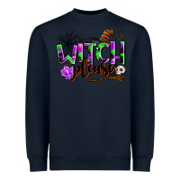 Navy witch please Heavyweight Sweatshirt - AdoDesignShop