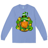Colony Blue st patricks day gnomes horseshoe shamrock gold Long Sleeve Tee - Artiststas
