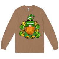 Toasted Coconut st patricks day gnomes horseshoe shamrock gold Long Sleeve Tee - Artiststas