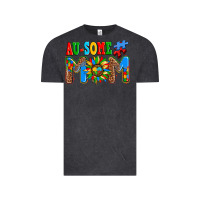 Vintage Black ausome autism mom Vintage Tee - AdoDesignShop