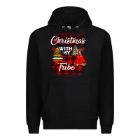 Black Christmas With My Tribe Premium Hoodie - Bettercallsaul