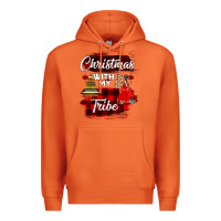 Carrot Christmas With My Tribe Premium Hoodie - Bettercallsaul