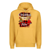 Mustard Christmas With My Tribe Premium Hoodie - Bettercallsaul