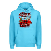 Ocean Blue Christmas With My Tribe Premium Hoodie - Bettercallsaul
