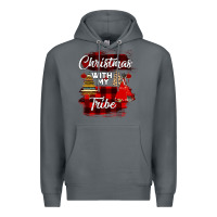 Rock Christmas With My Tribe Premium Hoodie - Bettercallsaul