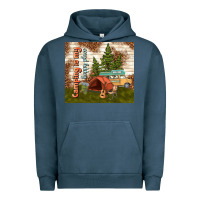 Pigment Midnight Navy camping is my happy place Urban Hoodie - TumblerDesignByShophia