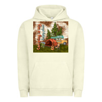 Pigment Pistachio camping is my happy place Urban Hoodie - TumblerDesignByShophia