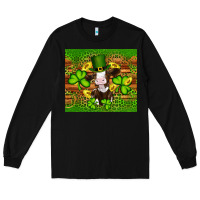 Black st patricks day cow Long Sleeve Tee - Artiststas
