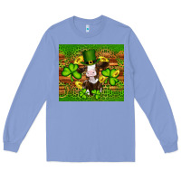 Colony Blue st patricks day cow Long Sleeve Tee - Artiststas