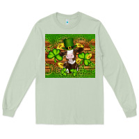 Matcha st patricks day cow Long Sleeve Tee - Artiststas