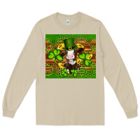 Mushroom st patricks day cow Long Sleeve Tee - Artiststas