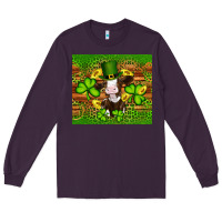 Plum st patricks day cow Long Sleeve Tee - Artiststas