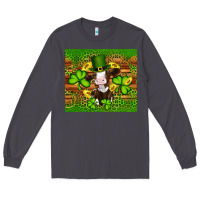 Smoke st patricks day cow Long Sleeve Tee - Artiststas