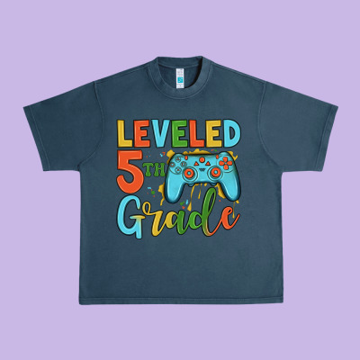Leveled 5th Grade Urban Heavy Tee Designed By Jahusdesignshop