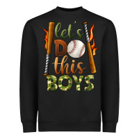 Black let's do this boys baseball Heavyweight Sweatshirt - BundleAndBundleShop