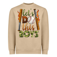 Mushroom let's do this boys baseball Heavyweight Sweatshirt - BundleAndBundleShop