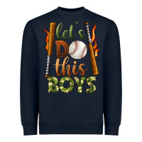 Navy let's do this boys baseball Heavyweight Sweatshirt - BundleAndBundleShop