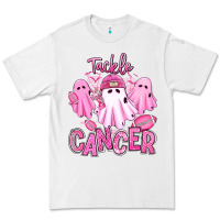 Tackle Cancer Halloween Ghosts American Football Premium Tee | Teevron