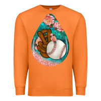 Carrot baseball and western roses teardrop  3 Premium Sweatshirt - BundleAndBundleShop
