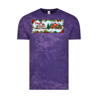 Cloud Purple small town christmas Vintage Tee - BundleAndBundleShop