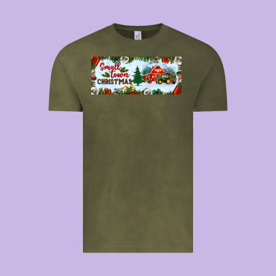 Small Town Christmas Vintage Tee Designed By Bundleandbundleshop