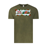 Vintage Olive small town christmas Vintage Tee - BundleAndBundleShop