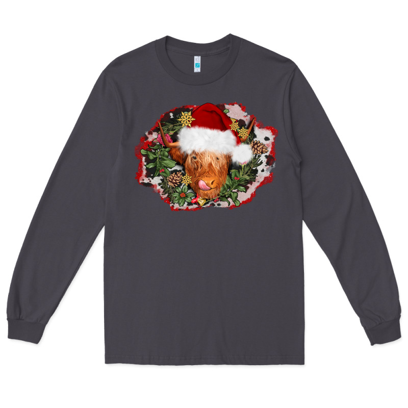Christmas Heifer Long Sleeve Tee by AdoDesignShop | Teevron