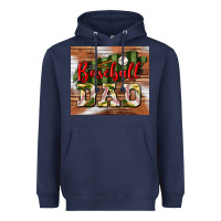 Navy Baseball Dad Tumbler Heavyweight Hoodie - BundleAndBundleShop