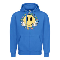 True Royal peace out single digits im 10 Zipper Hoodie - MaliasSmallBusiness
