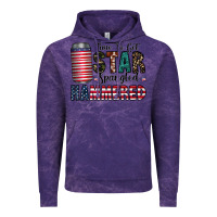 Cloud Purple Star Spangled Hammered Vintage Hoodie - CowhideDigitalArt