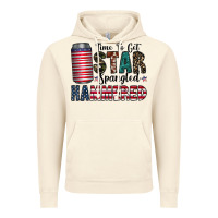 Vintage Artic Star Spangled Hammered Vintage Hoodie - CowhideDigitalArt